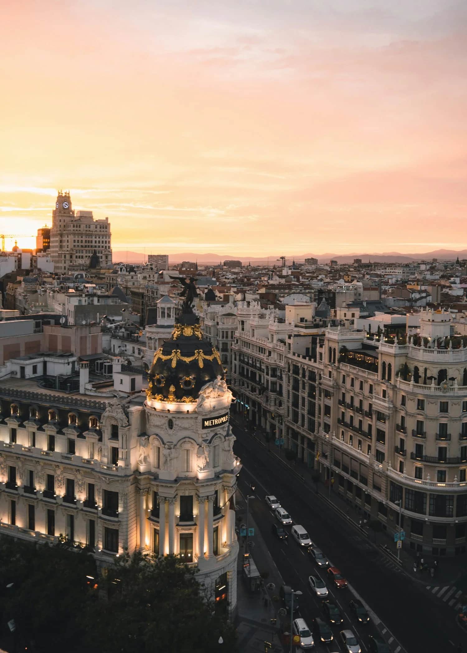 Vue de Madrid, Espagne